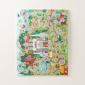 Help De Ridder Naar Het Kasteel Kids Game Legpuzzel (Verticaal)
