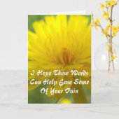 ...help een deel van je pijnstillingskaart te verl kaart (Gele Bloem)