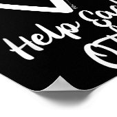 Help elkaar hart Motivatie Gezegde Poster (Hoek)