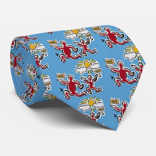 Help en hoop Stropdas (Opgerold)