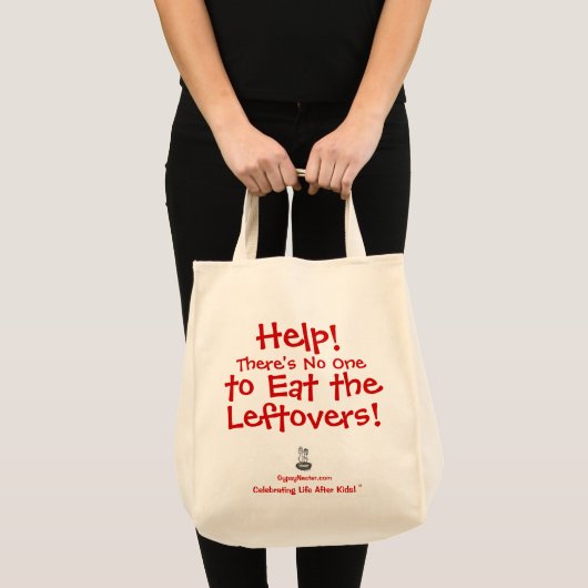 Help! Er is niemand die de Leftovers eet Tote Bag (Voorkant (product))