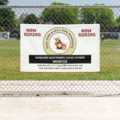 Help Gewilde vacatures Werknemers Personaliseren Spandoek (Insitu)