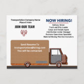 Help Gezocht nu het huren van banen Personaliseren Briefkaart (Voorkant)