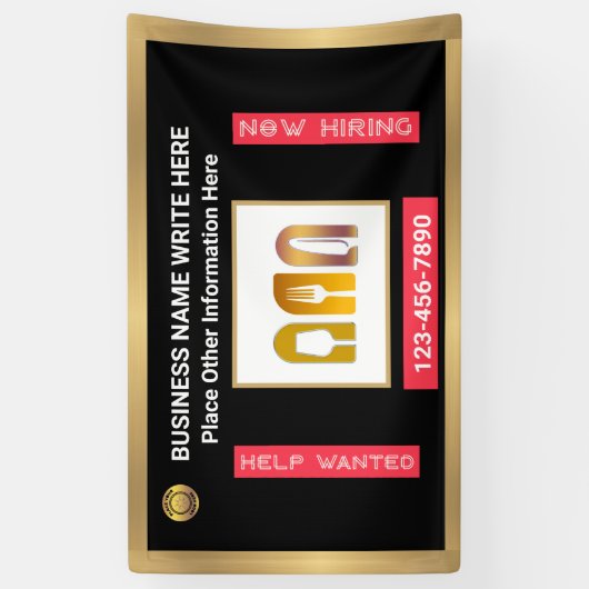 Help Gezocht Nu Huren Bedrijf Custom Spandoek (Verticaal)