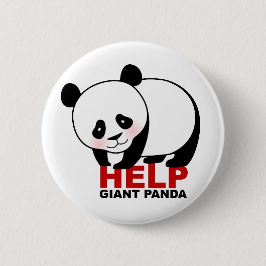 Help Giant Panda Button (Voorkant)