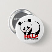 Help Giant Panda Button (Voorkant /achterkant)