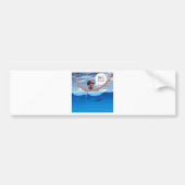HELP-groot Bumpersticker (Voorkant)