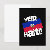 Help Haïti! Bedankkaart (Voorkant / Achterkant)