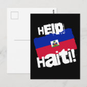 Help Haïti! Briefkaart (Voorkant / Achterkant)
