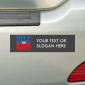 HELP HAITI BUMPERSTICKER (Op auto)