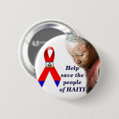 Help Haiti_ Button (Voorkant /achterkant)