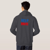 HELP HAITI HOODIE (Achterkant volledig)