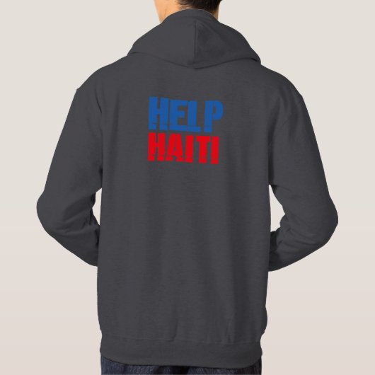 HELP HAITI HOODIE (Achterkant)