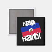 Help Haïti! Magneet (Voorkant / Achterkant)