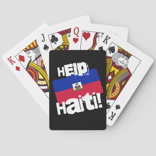 Help Haïti! Pokerkaarten (Achterkant)
