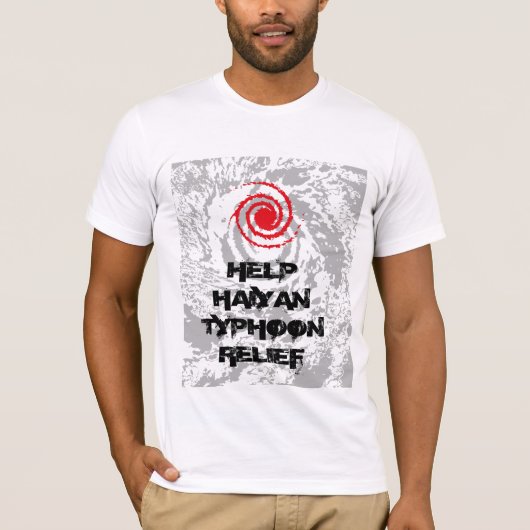 Help Haiyan Typhoon Relief T-shirt (Voorkant)