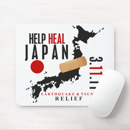 HELP HEAL JAPAN #3 MUISMAT (Met muis)