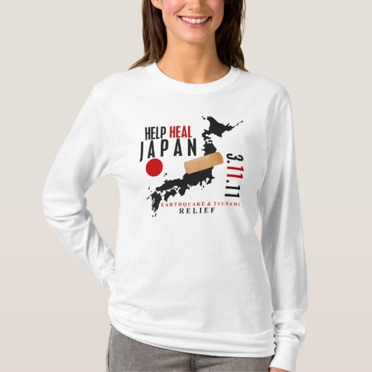 HELP HEAL JAPAN #3 T-SHIRT (Voorkant)