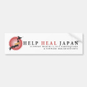 HELP HEAL JAPAN #7 BUMPERSTICKER (Voorkant)