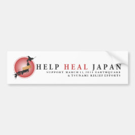 HELP HEAL JAPAN #7 BUMPERSTICKER
