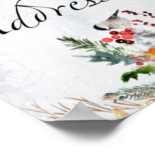 Help het Bezige Mam-aan-zijn adres een Envelope Poster (Hoek)