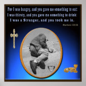 Help het dakloze poster (Voorkant)