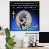 Help het dakloze poster (Thuiskantoor)