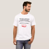 Help het geweld te beëindigen. Eet Bacon. T-shirt (Voorkant volledig)