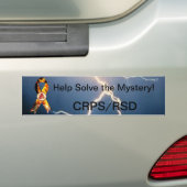 Help het mysterie CRPS/RSD-blaaslint op te lossen Bumpersticker (Op auto)
