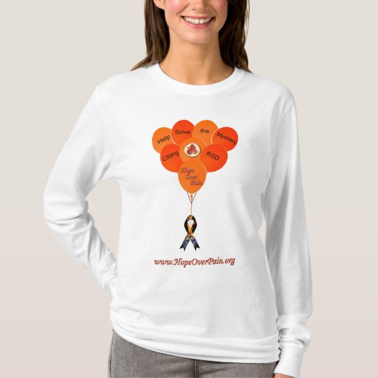 Help het Mystery CRPS RSD-balloons Hoodie op te lo T-shirt (Voorkant)
