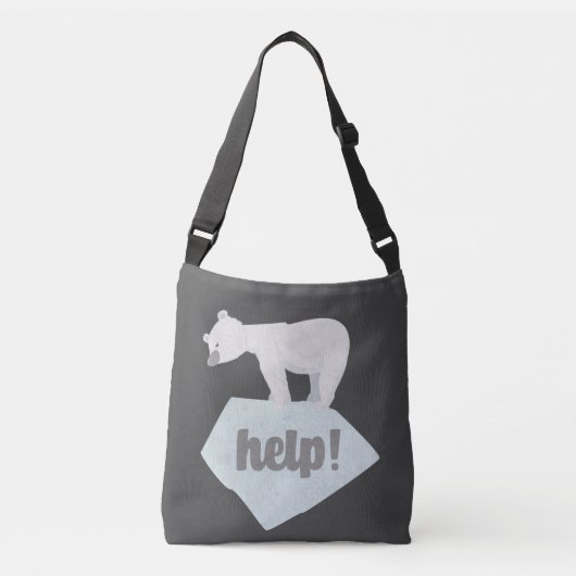 Help het Polaire Beer Crossbody Tas (Voorkant)