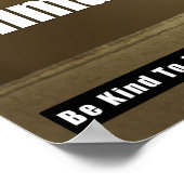 Help het Poster van dakloze dieren (Hoek)