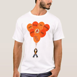 Help het T-shirt Mystery CRPS RSD-ballonnen op te 