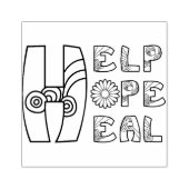 Help Hope Heal bujo Stamp Rubberstempel (Afrduk)