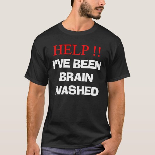 Help ik ben gehersenspoeld T-Shirt (Voorkant)