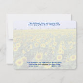 "Help in tijd van nood" Christelijk gedicht  Feestdagenkaart (Achterkant)