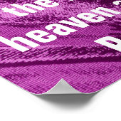 Help is in het Lord Psalms bijbelvers poster (Hoek)