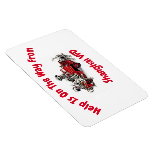 Help is onderweg, flexibele magneet (Rechterzijde)