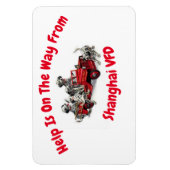 Help is onderweg, flexibele magneet (Verticaal)