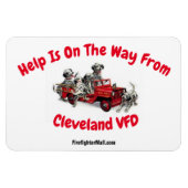 Help is onderweg, flexibele magneet (Horizontaal)
