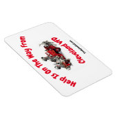 Help is onderweg, flexibele magneet (Rechterzijde)