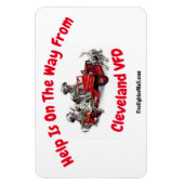 Help is onderweg, flexibele magneet (Verticaal)