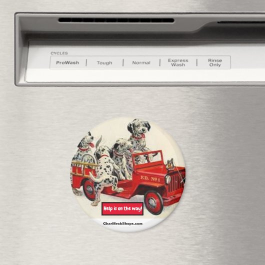 Help is onderweg! Magnet (Insitu (Vaatwasser))