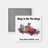 Help is onderweg! Magnet (Voorkant / Achterkant)