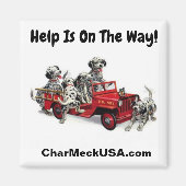 Help is onderweg! Magnet (Voorkant)