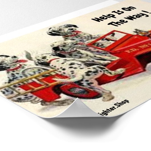 Help is onderweg! Poster (Hoek)