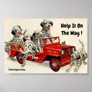 Help is onderweg! Poster