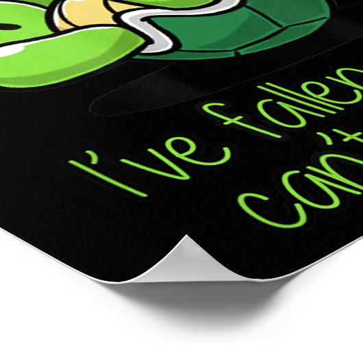 Help I've Fallen And I Can't Get Up Turtle Lovers Poster (Hoek)