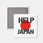 Help Japan - Magneet (Voorkant / Achterkant)