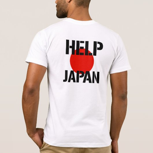 Help Japan - T-shirt (Achterkant)